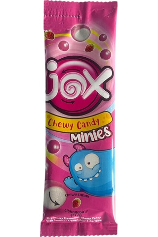 Jox Minies Çilek Aromalı Ekşi Şekerleme 10 Gr 24 Adet