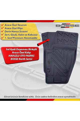 Vw Polo Paspas Araca Özel 2002-2009 Derin Havuzlu North Serisi