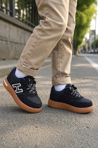 Mini Bonito Kız Erkek Çocuk Günlük Sneakers Spor Ayakkabı Şık Ve Rahat Çocuk Ayakkabısı Lacivert