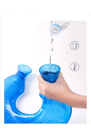 Yystore Sıcak Ve Soğuk Kullanım İçin U Şeklinde Sıcak Su Şişesi Pembe