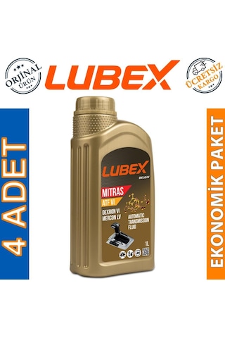 Lubex Mitras Atf VI Otomatik Şanzıman Yağı 4 x 1 L