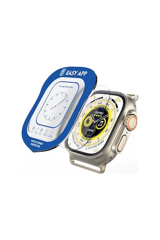 Watch Ultra 49mm Mkst Easy Cam Ekran Koruyucu - Renksiz