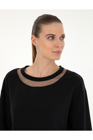 Pierre Cardin Kadın Siyah Sweatshirt 50282634-vr046 Siyah