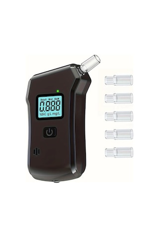 Willowhaven Black Alkometre Lcd Ekranlı 5 Ağızlık Hediyeli Kişisel Ve Ticari Kullanım İçin Taşınabilir