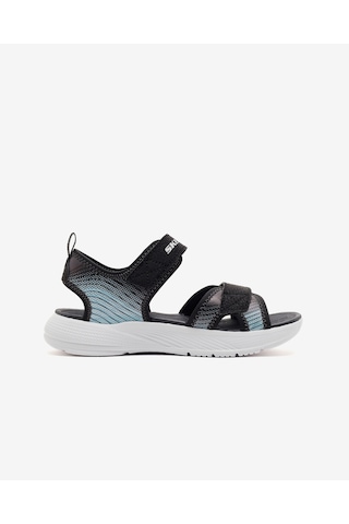 Skechers Mıcrospec-splash Büyük Erkek Çocuk Siyah Sandalet 407034l Bksl Siyah