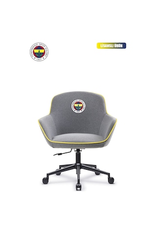 Fanchair X Fenerbahçe Icon Gri Kumaş Çalışma Koltuğu-80