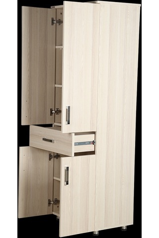 Çok Amaçlı Dolap Hard Model Parlak Carden Suntalem 4raf 1çekmece 180 Cm El Yapı Ahşap