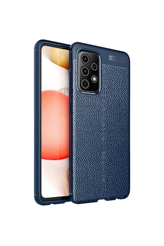 Samsung Uyumlu Galaxy A72 Kılıf Zore Niss Silikon Kapak Lacivert