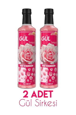 Güllüoğlu Gül Sirkesi X 2 Adet 525ml