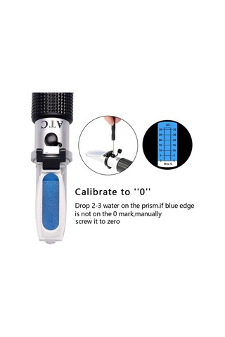 Ketotek Refraktometre Brix 0-32% 1.000-1.120sg Perakende Kutusu Olmadan Bira Wort Hidromet Bira Üretimi İçin