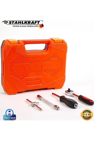 Stahlkraft Sth5170 1/4 Cırcırlı Lokma Anahtar Takımı Bits Uç Seti