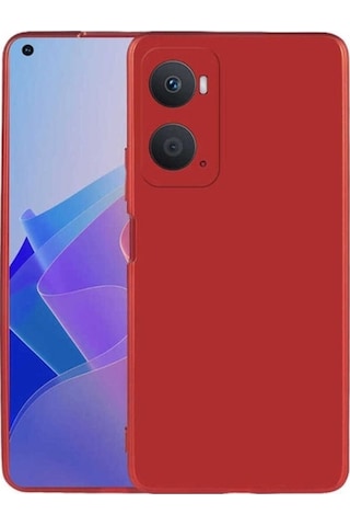 Oppo A36 Kılıf Zore Premier Silikon Kapak Kırmızı