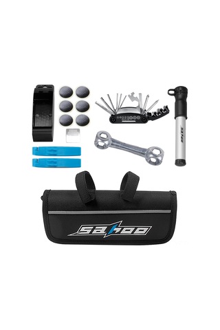 Yifomall Bisiklet Tamir Aleti Seti 16'lı Çok Fonksiyonel - Kemik Çanak, Prizma, Patçalar Ve Taşıma Çantası Dahil - Yol, Dağ Bisikletleri İçin