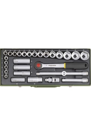 Proxxon INDUSTRIAL 2300 Lokma Takımı 29 Parça 1/2''
