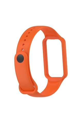 Xiaomi Amazfit Band 7 İle Uyumlu Kordon Silikon Esnek Ayarlanabilir Kordon Kayış