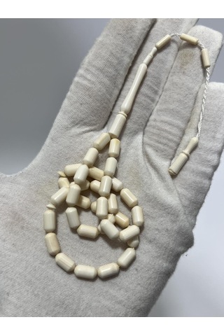 Kesme Fildişi Tesbih 8,60 Gram - Koleksiyonluk Fil Dişi Tespih