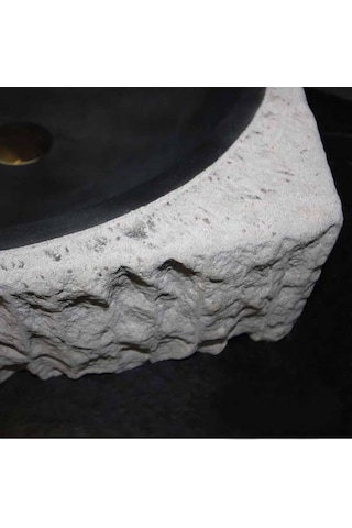 Bazalt Dışı Patlatma Üçgen Kenar Lavabo