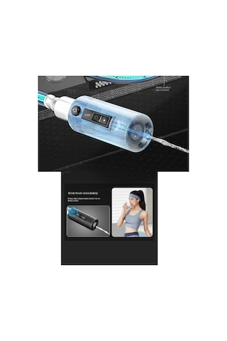  Çelik 7 Fonksiyon Arıtmalı Fiskiye Akıllı Eviye Ve Batarya Seti Antrasit