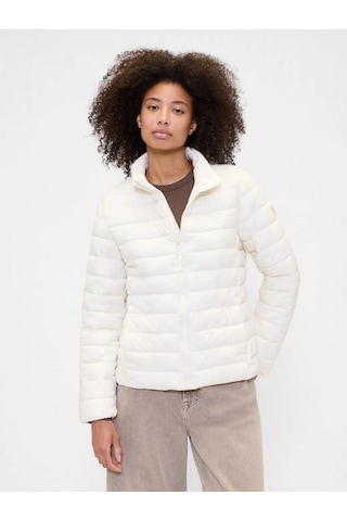 Gap 791284001 V-frch Logo Lw Puffer Jkt Kadın Mont Bej