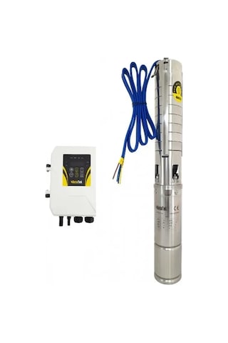 Solar Dalgıç Pompa Dc 4", 48v 750w Qmax:4m3/h, Hmax:80m - 4us750-80/4b