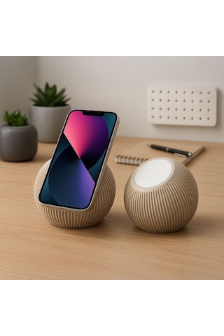 Kablosuz Şarj Destekli Telefon Standı-fibrika Store
