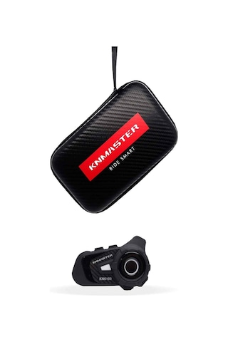 Knmaster Kn6100 Motosiklet Bluetooth Interkom Kulaklık Seti Siyah
