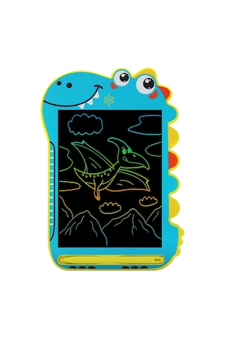 Dinozor Lcd Yazma Tableti 8.5 İnç Sıcak Satış Dijital Yazma Tablet Fabrika Fiyat Elektronik Çizim Ku Mavi