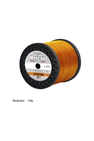 Mercan Standart 1 KG Sarı Bobin Misina