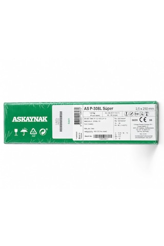Askaynak As P-308l Süper 2.5 250 Mm Krom Elektrot