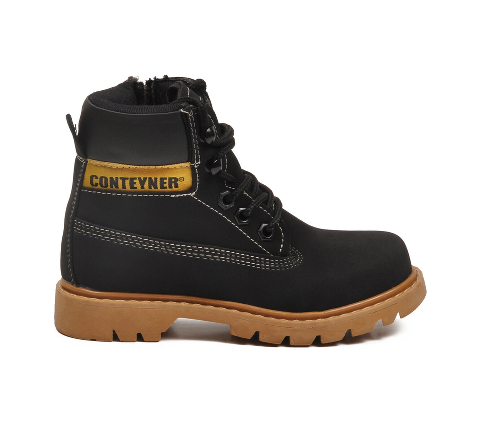 Siyah Nubuk Kaymaz Unisex Çocuk Bot 921 F Siyah Nubuk