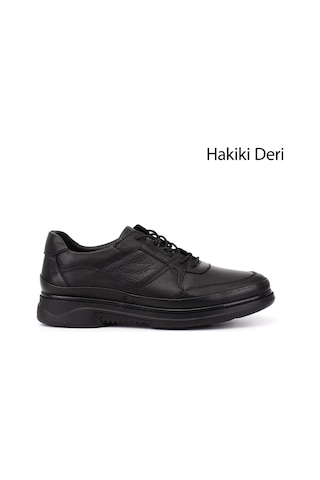 Gönderi(R) Gönderi R Erkek Siyah Bağcıklı Hakiki Deri Comfort Ayakkabı Ddma73542980 Siyah
