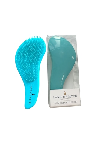 Land Of Myth LOM11011 Dolaşık Saç Açma Kolay Saç Düğüm Çözücü Tarak Mavi