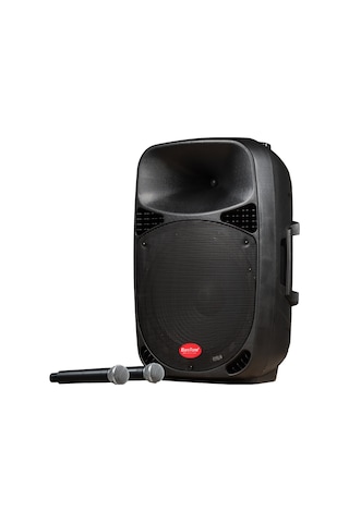 Baretone Max-12mhwr Taşınabilir Hoparlör,2 Xkablosuz Mikrofon,mp3