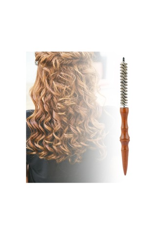 Homyl Küçük Yuvarlak Saç Fırçası Patlama Şekillendirici Salon Kuaför Fırçası