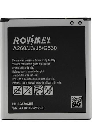Samsung Galaxy Uyumlu J5 (SM-J500F) Batarya Pil EB-BG530BBE