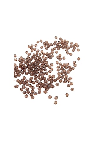 Piramit Akrilik 6 Mm Kahverengi Boncuk Aksesuar Takı Malzeme 25 Gr