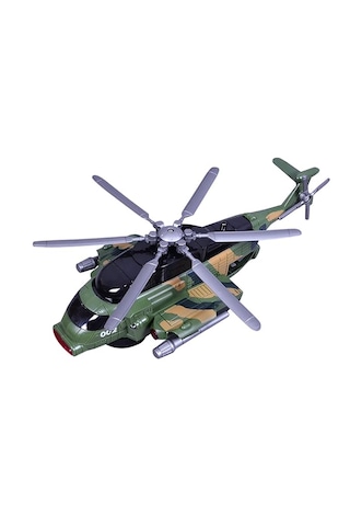 Pilli Çarp Dön Askeri Helikopter Işıklı Sesli