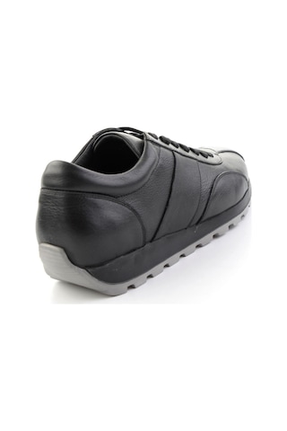 Bambi Siyah Napa Hakiki Deri Erkek Sneaker E01589612143