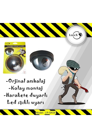 Lorex Lr-Sk04 Pilli Caydırıcı Dome Güvenlik Kamerası