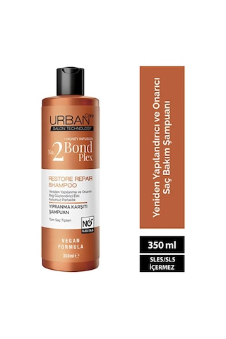 2 Adet Urban Care No.2 Bond Plex Yıpranma Karşıtı Saç Bakım Şampuanı 350 Ml