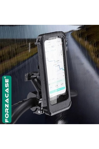 Motor Gidon Uyumlu Önü Kapalı Su Geçirmez Telefon Tutucu Fc1038