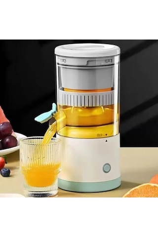Wondernest Usb Taşınabilir Portakal Meyve Sıkacağı Elektrikli Şarj Beyaz Fx Beyaz