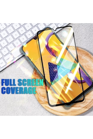 Samsung Galaxy Uyumlu M07 Ekran Koruyucu 6D Kırılmaz Cam - Extra Darbe Koruma - Ekranı Tam Kaplar