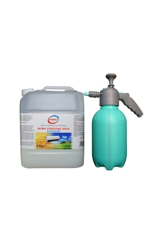 Akbel Klima Temizleme Sıvısı Konsantre 5Kg+Uygulama Pompası