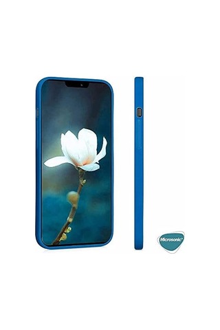 Kılıf Matte Silicone Apple iPhone 15 Plus İçin Mor Apple iPhone 15 Plus İle Uyumlu Kılıf - Mor