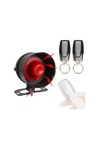 Dancemonkey Genel Araç Alarm Sistemi - 125db Ses, 7 Seviye Duyarlılık, 2 Kumandalı