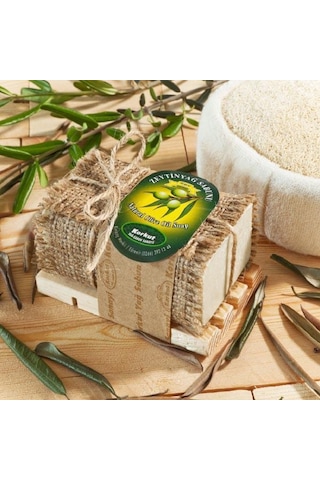 Korkut Olive Ahşap Sabunluklu Zeytinyağı Sabunu 180 G