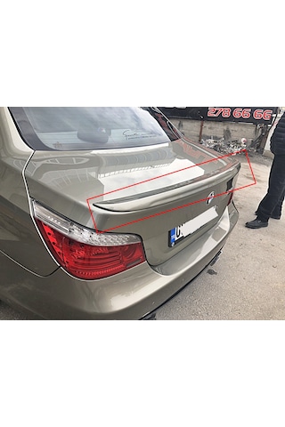 Bmw E60 Spoyler Fiberglass Boyasız