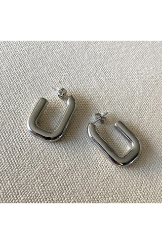 Trend Kolye Küpe Çelik Kombin Çok renkli