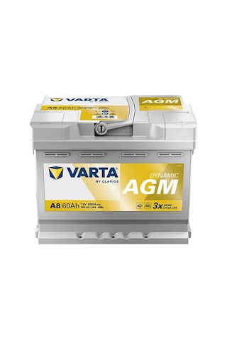 12V 60 Ah Amper 680A Varta Akü Start-Stop Agm D52 - A8 12V 60 Ah Amper 680A Varta Akü Start-Stop Agm D52 - A8